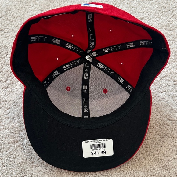 NWT MLB Texas Rangers Hat Size 7 5/8 - Picture 3 of 4